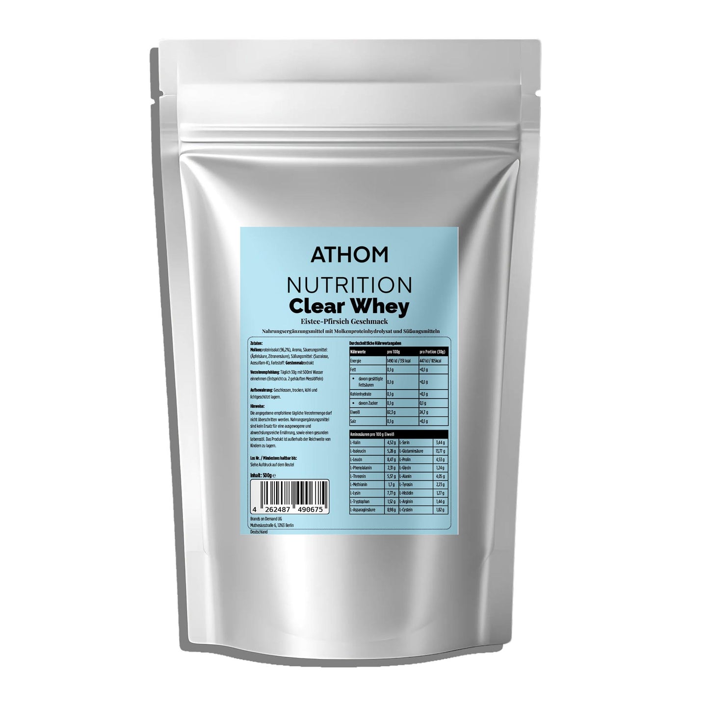 Clear Whey Protein Eistee Zitrone - 500g